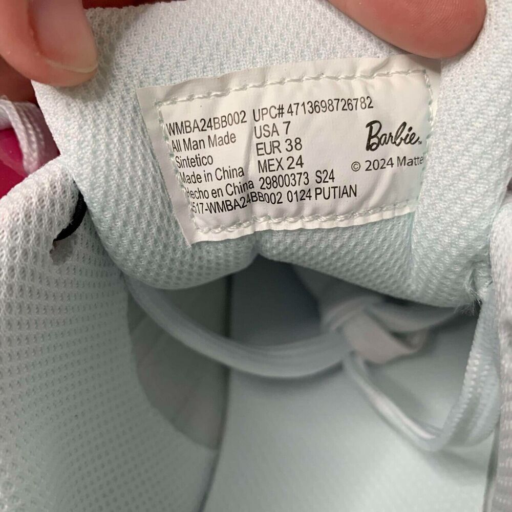 NWT Barbie Sneakers Women's Size 7 - Picture 6 of 10